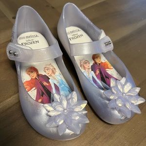 Mini Melissa Disney frozen 2 shoes. Girls size 11